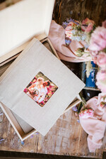 PHOTO ALBUM/ PHOTO BOX   Polaroid photo album with writing space WEdding Combo Guestbook and Photo Album, Photo Booth Album with personalised pages37