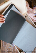 PHOTO ALBUM/ PHOTO BOX   Polaroid photo album with writing space WEdding Combo Guestbook and Photo Album, Photo Booth Album with personalised pages37