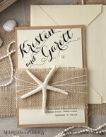 WEDDING INVITATIONS passport to love/ beach wedding invites  Beach Wedding invitations starfish burlap belly band  Wedding Invites destination wedding Cards with  pearls6