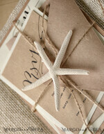 WEDDING INVITATIONS passport to love/ beach wedding invites  Beach Wedding invitations Sea Shell Wedding Invites destination  wedding Cards wit burlap wrapping 11