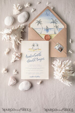 HOCHZEITS EINLADUNGEN Pass zur Liebe / Strandhochzeits-Einladungen Strandhochzeits Einladungen Seestern Hochzeitskarten Tropische Hochzeitskarten mit Jute Schnur Pergamentumschlag19