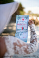 WEDDING INVITATIONS passport to love/ beach wedding invites  Tropical  Wedding invitations trifold  Wedding Invites destination  wedding Cards 19