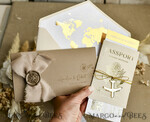 HOCHZEITS EINLADUNGEN Pass zur Liebe / Strandhochzeits-Einladungen Goldene Weiße Pass Hochzeitseinladung, Goldene Hochzeitskarten Boarding-Pass, Maßgeschneiderte Reisepass-Hochzeitseinladungen im Ausland, Hochzeitskarten für Destination Griechenland, Reisekarten Hochzeitsstationary, Weltkarte12