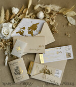HOCHZEITS EINLADUNGEN Pass zur Liebe / Strandhochzeits-Einladungen Goldbeige Pass Hochzeitseinladung, goldene Hochzeitskarten Boarding-Pass, maßgeschneiderte Reise-Pass Hochzeitseinladungen im Ausland, Hochzeitskarten für das Reiseziel Griechenland, Reise-Karten Hochzeitspapeterie, Weltkarte8