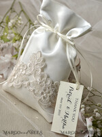   wedding Favors, Lace Satin Bag3