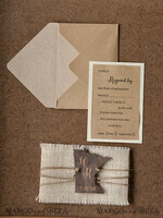 WEDDING INVITATIONS forest / Mountains / woodland theme rustic invites5