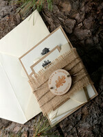 HOCHZEITS EINLADUNGEN Wald / Berge / Waldlandschaft Thema Waldstationery10