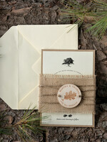 HOCHZEITS EINLADUNGEN Wald / Berge / Waldlandschaft Thema Waldstationery10