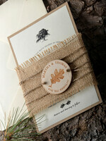 HOCHZEITS EINLADUNGEN Wald / Berge / Waldlandschaft Thema Waldstationery10