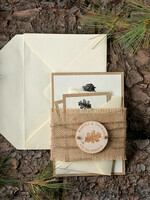 HOCHZEITS EINLADUNGEN Wald / Berge / Waldlandschaft Thema Waldstationery10