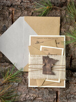 HOCHZEITS EINLADUNGEN Wald / Berge / Waldlandschaft Thema Waldstationery6