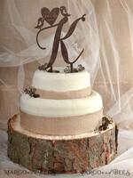 CAKE TOPPER RUSTIC cake topper, vintage3