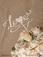 CAKE TOPPER RUSTIC wedding cake topper, wooden6