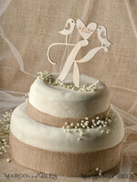 CAKE TOPPER RUSTIC topper, vintage6