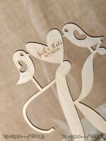 CAKE TOPPER RUSTIC topper, vintage6