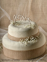 CAKE TOPPER RUSTIC wedding cake topper, rustic4