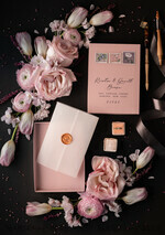 HOCHZEITS EINLADUNGEN Elegante Einladungen Klassische Karten Romantische Blush Pink Box Hochzeitseinladungen Suite, Elegante erschwingliche Hochzeitseinladungen, Luxus Acryl Plexi Hochzeitseinladungen, Glamour Vellum Hochzeitseinladungen15