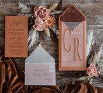 WEDDING INVITATIONS Elegant Invites Classic Cards Acrylic wedding invitations, terracottagold Wedding invitations online, acrylic wedding invitations, Romantic Wedding Invitation Suite7