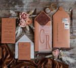 WEDDING INVITATIONS Elegant Invites Classic Cards Acrylic wedding invitations, terracottagold Wedding invitations online, acrylic wedding invitations, Romantic Wedding Invitation Suite7