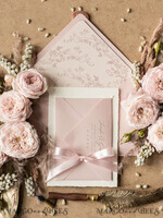 HOCHZEITS EINLADUNGEN Elegante Einladungen Klassische Karten Staubige Rose Hochzeitskarten, Wildblumen Hochzeitskarten, Vintage Blush Pink Einladungset, Florale Hochzeitskarte, Romantische HochzeitsEinladungen6