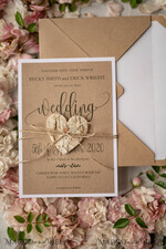 WEDDING INVITATIONS Elegant Invites Classic Cards  Vintage Wooden Wedding Invitations, Elegant Birch Heart Wedding Cards, Bespoke Eco Paper Wedding Invites, Affordable And Handmade Wedding Stationery21