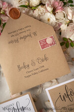 WEDDING INVITATIONS Elegant Invites Classic Cards  Vintage Wooden Wedding Invitations, Elegant Birch Heart Wedding Cards, Bespoke Eco Paper Wedding Invites, Affordable And Handmade Wedding Stationery21