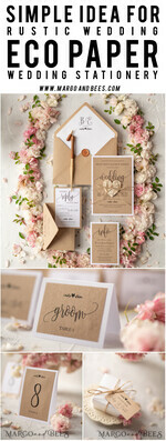 WEDDING INVITATIONS Elegant Invites Classic Cards  Vintage Wooden Wedding Invitations, Elegant Birch Heart Wedding Cards, Bespoke Eco Paper Wedding Invites, Affordable And Handmade Wedding Stationery21