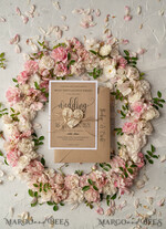 WEDDING INVITATIONS Elegant Invites Classic Cards  Vintage Wooden Wedding Invitations, Elegant Birch Heart Wedding Cards, Bespoke Eco Paper Wedding Invites, Affordable And Handmade Wedding Stationery21