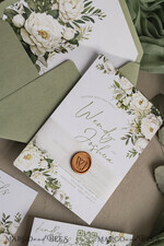 WEDDING INVITATIONS Elegant Invites Classic Cards Vintage Sage Green Wedding Invitations, Elegant Greenery Wedding Invites, Bespoke Vellum Wedding Invitation Suite, Minimalistic Green Wedding Cards10