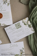 WEDDING INVITATIONS Elegant Invites Classic Cards Vintage Sage Green Wedding Invitations, Elegant Greenery Wedding Invites, Bespoke Vellum Wedding Invitation Suite, Minimalistic Green Wedding Cards10