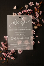 HOCHZEITS EINLADUNGEN Elegante Einladungen Klassische Karten Luxus Gefrorene Acryl Plexi Hochzeits Einladungen, Romantische Blush Pink Hochzeits Einladungen, Elegante Pfingstrose Hochzeitskarten, Minimalistische Hochzeitsstationery21