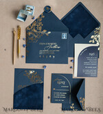 HOCHZEITS EINLADUNGEN Gold / Roségold / Silber / Glitzer Elegante Bogen-Hochzeitseinladungen Marineblau, Samt-Tasche Dunkelblau Gold Moderne Hochzeit, Hochzeitseinladungsset, Bogen-Samt-Taschen Einladungset16