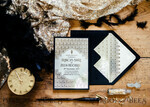 WEDDING INVITATIONS gold / rose gold / silver / glitter Luxury Golden Shine Wedding Invitations, Glamour Gold Foil Wedding Invites, Elegant Royal Navy Wedding Cards, Bespoke Great Gatsby Wedding Invitation Suite17