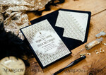 WEDDING INVITATIONS gold / rose gold / silver / glitter Luxury Golden Shine Wedding Invitations, Glamour Gold Foil Wedding Invites, Elegant Royal Navy Wedding Cards, Bespoke Great Gatsby Wedding Invitation Suite17
