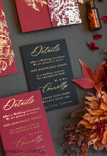 WEDDING INVITATIONS gold / rose gold / silver / glitter Golden Burgundy Wedding Invitations, Glamour Glitter Wedding Stationery, Elegant Black Wedding Invitation Suite, Gold Foil Luxury Arabic Wedding Cards16