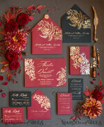 WEDDING INVITATIONS gold / rose gold / silver / glitter Golden Burgundy Wedding Invitations, Glamour Glitter Wedding Stationery, Elegant Black Wedding Invitation Suite, Gold Foil Luxury Arabic Wedding Cards16