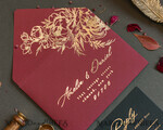 WEDDING INVITATIONS gold / rose gold / silver / glitter Golden Burgundy Wedding Invitations, Glamour Glitter Wedding Stationery, Elegant Black Wedding Invitation Suite, Gold Foil Luxury Arabic Wedding Cards16