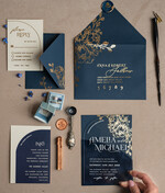 WEDDING INVITATIONS gold / rose gold / silver / glitter Navy Gold Arch Wedding invitations, Plexi Pocket Velvet Wedding Invitations, Dark Blue Gold Wedding Invitation Suite, Elegant  Wedding Cards33