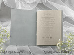 MENU & PROGRAMS rustic Grey Rustic Wedding Program with Ribbon, Barn Wedding Program, Eco Romantic Personalized Cards, Simple Rustic Lace Wedding Program, Elegant Booklet Rustic Wedding Cards4