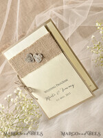 MENU & PROGRAMS rustic Ecru Rustic Wedding Program with Wooden hearts, Barn Wedding Program, Eco Romantic Personalized Cards with Twine, Simple Rustic Lace Wedding Program, Elegant Booklet Rustic Wedding Cards7