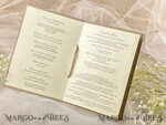 MENU & PROGRAMS rustic Ecru Rustic Wedding Program with Wooden hearts, Barn Wedding Program, Eco Romantic Personalized Cards with Twine, Simple Rustic Lace Wedding Program, Elegant Booklet Rustic Wedding Cards7