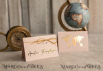 PLACE CARDS / TABLE CARDS Beach/marine/ Destionation Wedding Theme Travel Passport Gold Foil Wedding Place Cards, Wedding Escort Card, Elegant Destination place cards, Personalized wedding decoration5