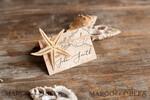 PLACE CARDS / TABLE CARDS Beach/marine/ Destionation Wedding Theme Elegant Marine Wedding Place Cards with Twine, Starfish and Map Graphic, Marine Name Tags for Your Wedding Tables, Destination Travel Wedding Place Tags2