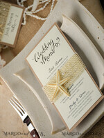 MENU & PROGRAMS Beach/marine/ Destionation Wedding Theme Beach Wedding Menu, Destination Wedding Starfish Menu, Ocean Themed Menu, Beach Dinner Menu, Seashell Starfish Coral Dinner Party Menu, Tropical Marine Menu12