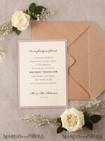 THANK YOU CARDS rustic 12