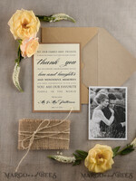 THANK YOU CARDS rustic 5