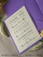 THANK YOU CARDS modern/romantic Wedding thank you cards   2