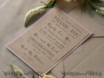 THANK YOU CARDS modern/romantic 2