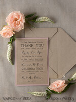 THANK YOU CARDS modern/romantic 2