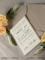 THANK YOU CARDS modern/romantic 2